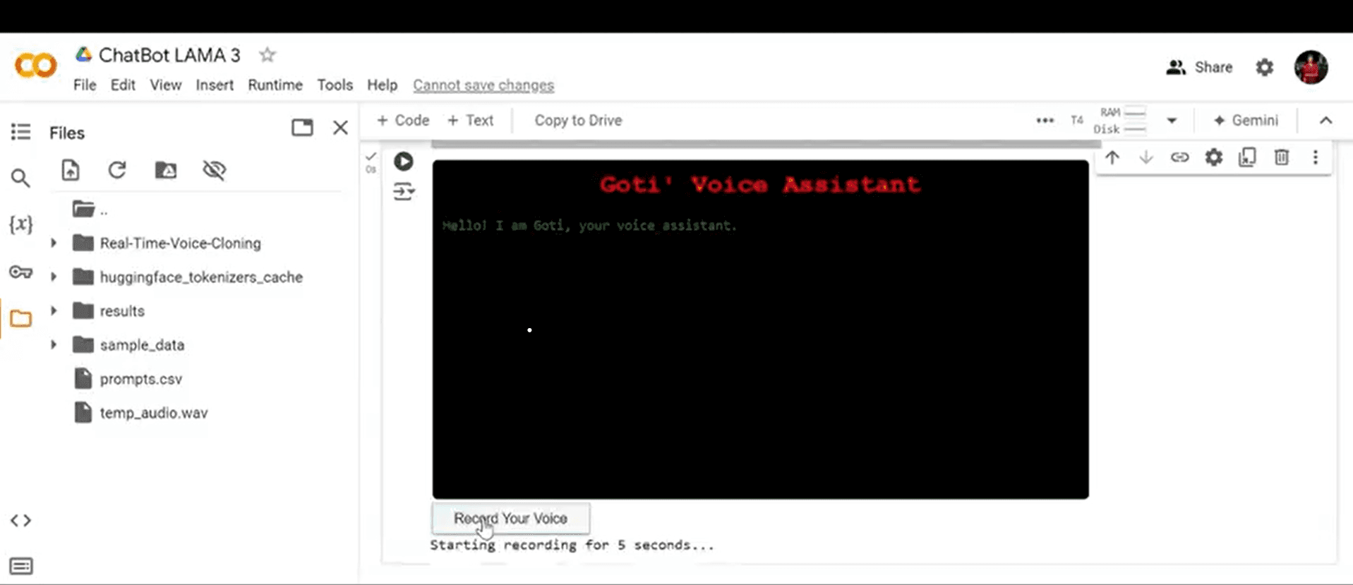 Goti: Next-Gen Voice Assistant with LLaMA 3