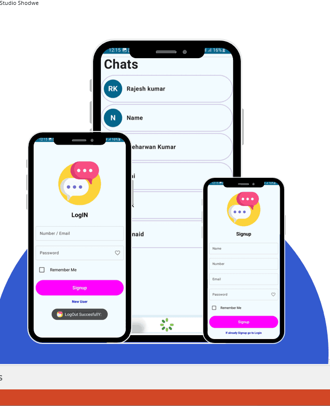 Chat_Live Application with Status Feature